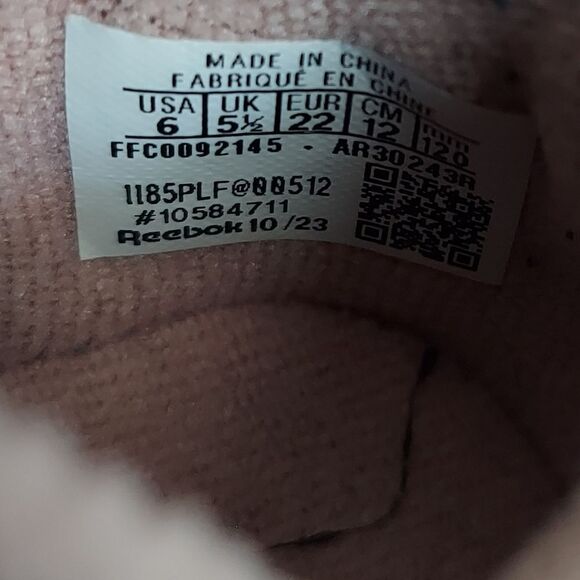 Reebok Classic Nylon Sneaker Shoe Size 6 - Picture 8 of 9